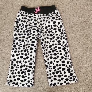 Leopard Print Kids Fleece Pants